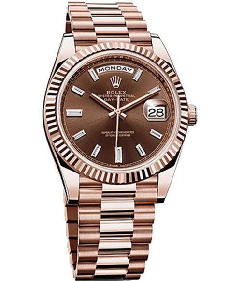 rolex oyster perpetual day date chocolate